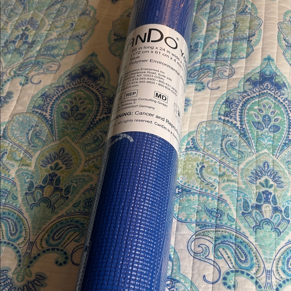 AND Blue Yoga Mat - Picture 3 of 4